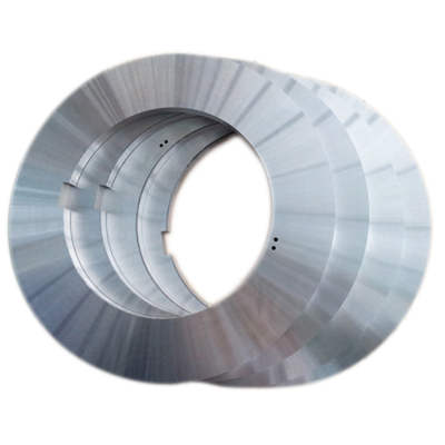 Kullanım Direnci Rotary Slitter Blades Soğuk ve Sıcak Yuvarlanmış Çelik Hss Plakeler