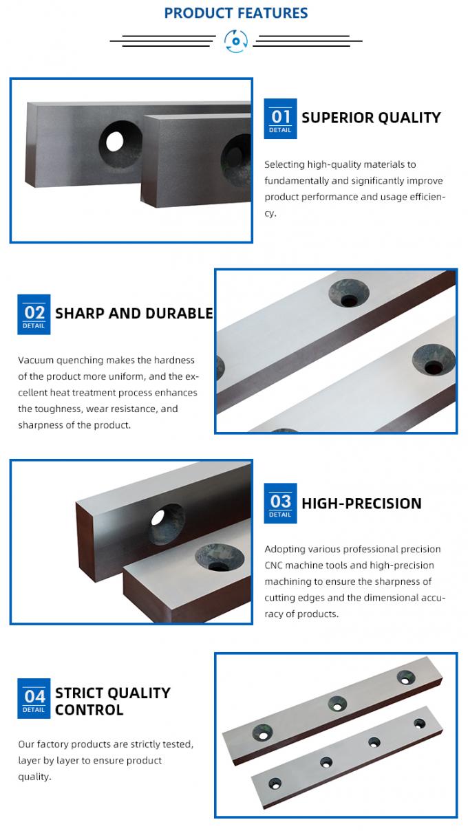 Endüstriyel Hidrolik Rebar Kesme Bıçakları 1