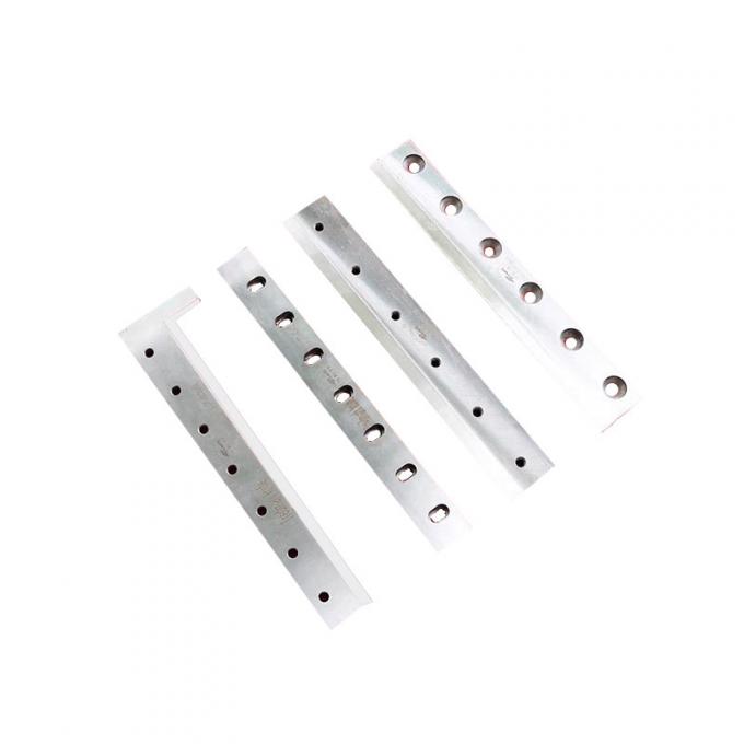 OEM Endüstrisi Düz Perforasyon Tungsten Çelik Soğuk Yaprak Metal Kırpma Gilotine Kağıt Kesme Makinesi Blade 0