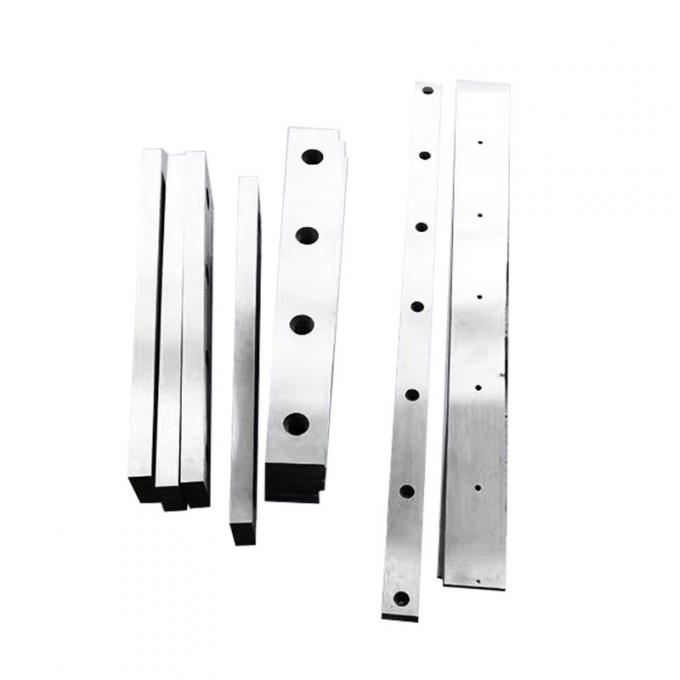 OEM Endüstrisi Düz Perforasyon Tungsten Çelik Soğuk Yaprak Metal Kırpma Gilotine Kağıt Kesme Makinesi Blade 1